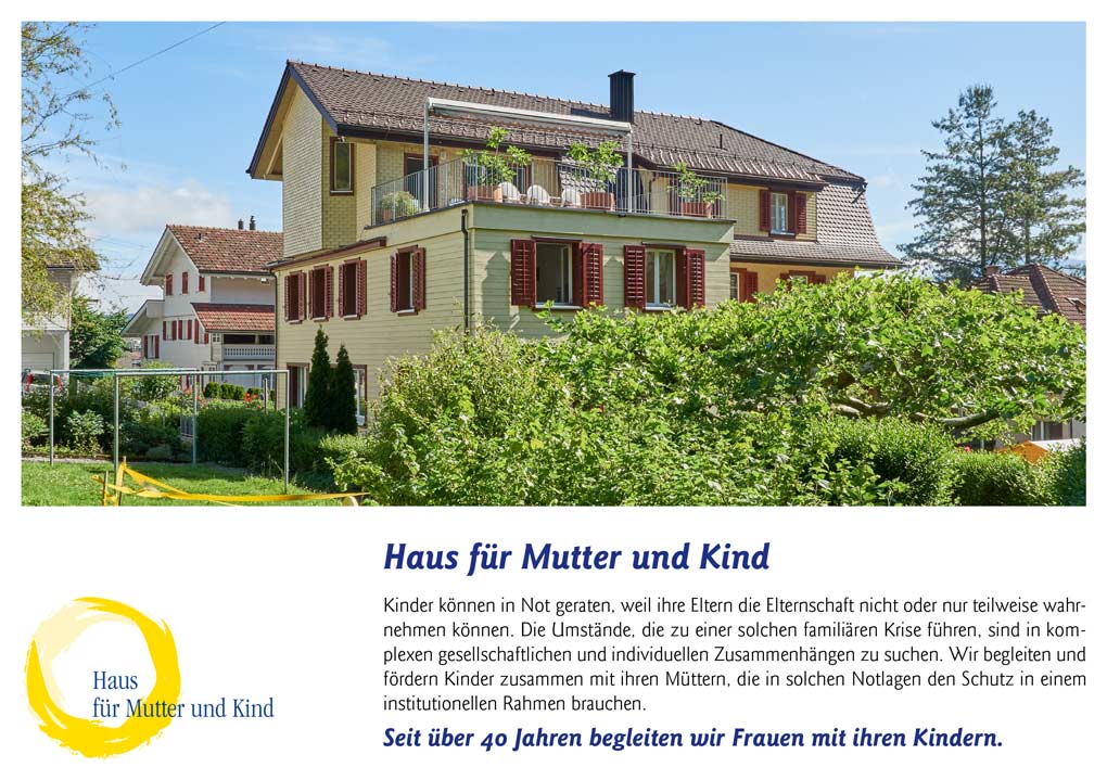 Flyer Haus für Mutter und Kind, Seite 1